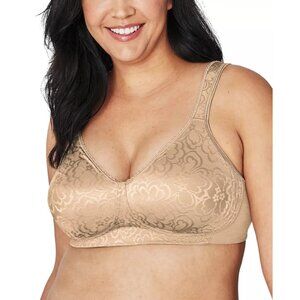 NIP Playtex 18 Hour Ultimate Lift and Support Wireless Bra Sz 40B Nude 4745